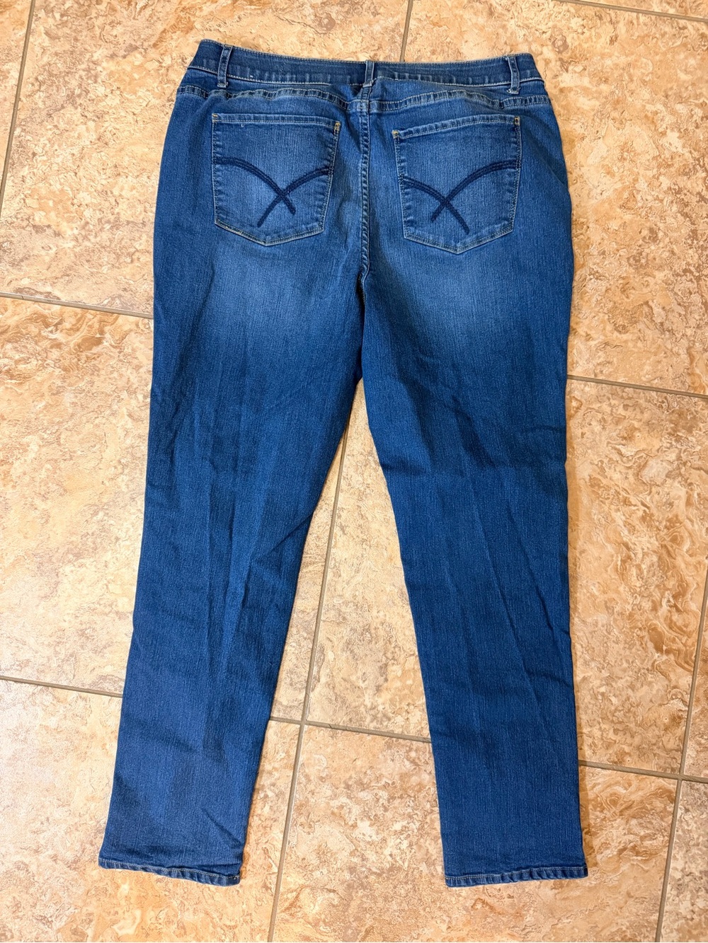 Classic Women's Dark Blue Jeans